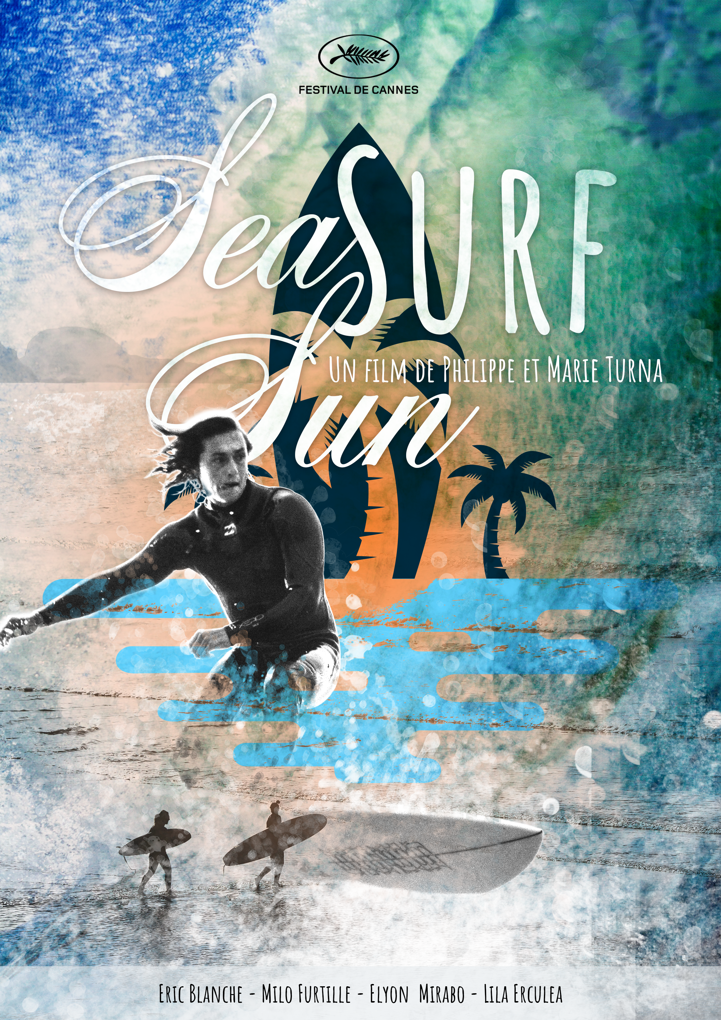 affiche sea surf